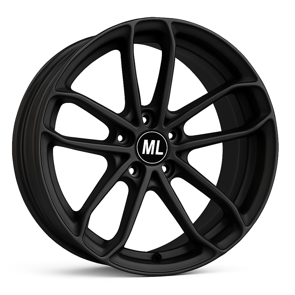 ML 10-Matte Black Alloy Wheel